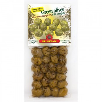 GREEN OLIVES WITH OREGANO